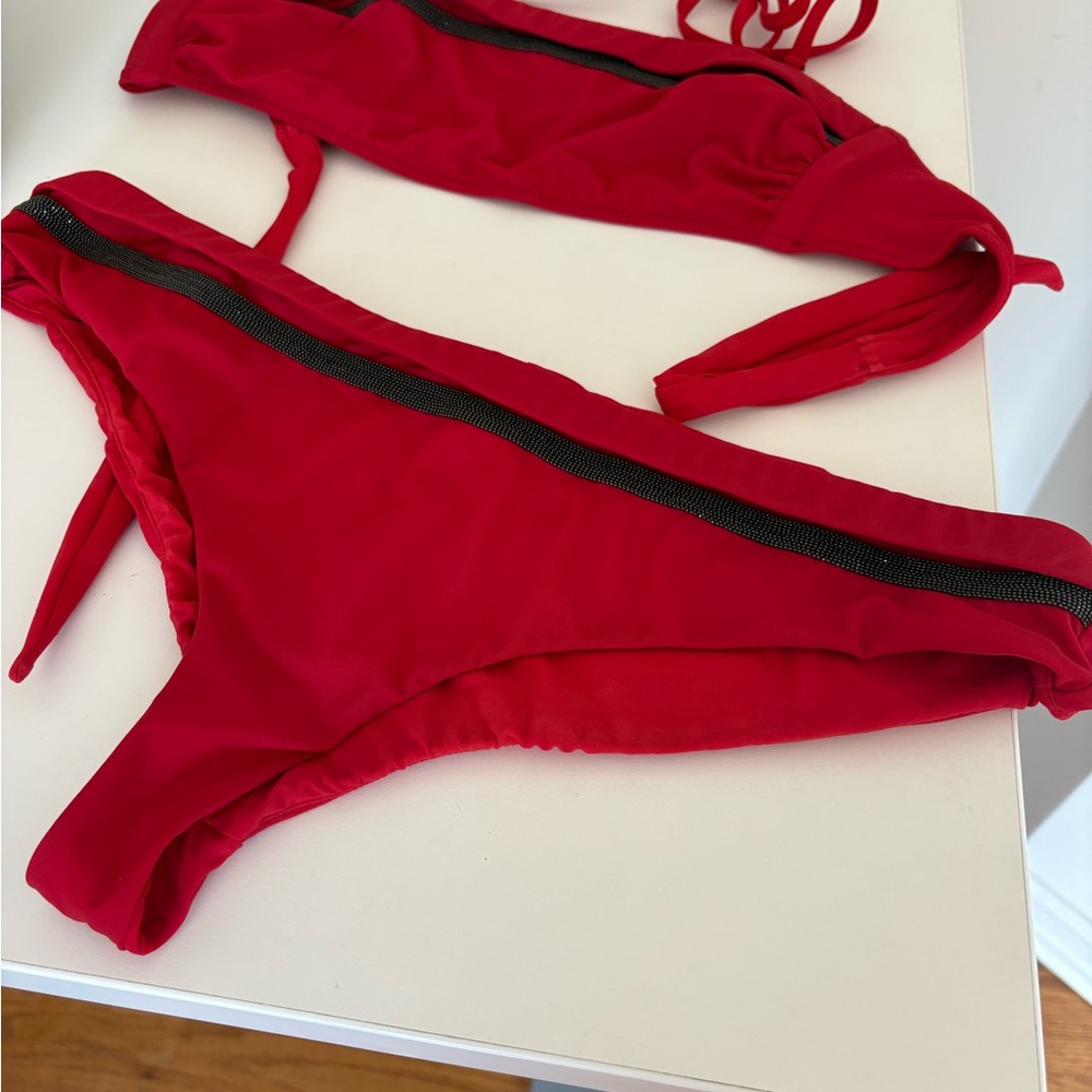 Brunello Cucinelli Red Swimwear